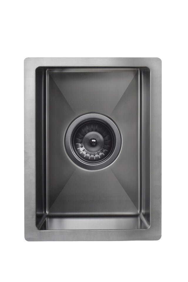 Lavello Bar Sink - Single Bowl 382 x 272 - PVD Brushed - Default Title (SKU: MKSP-S322222-PVDGM) by Meir