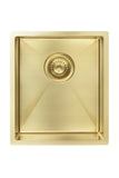 Lavello Kitchen Sink - Single Bowl 380 x 440 - PVD Brushed Bronze Gold - MKSP-S380440-PVDBB