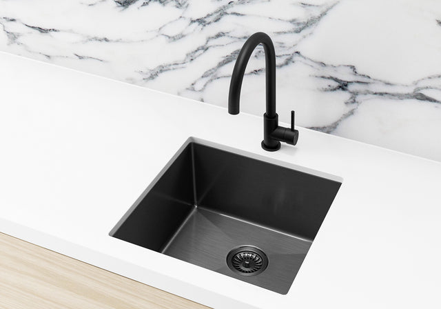 Lavello Sink Strainer and Waste Plug Basket with Stopper - PVD - Default Title (SKU: MST04-PVDGM) by Meir