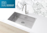 Lavello Kitchen Sink - Single Bowl 760 x 440 - PVD Brushed Nickel - MKSP-S760440-PVDBN
