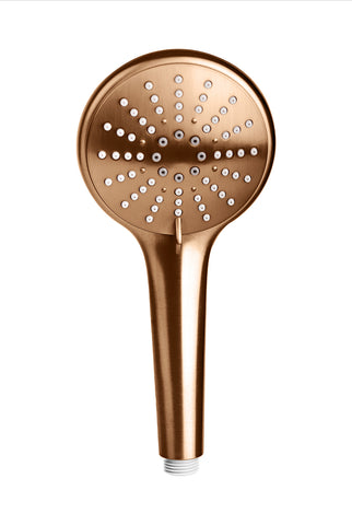 Round Hand Shower Three-Function - Lustre Bronze