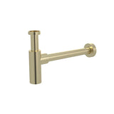 Round bottle trap for 32mm basin waste - PVD Tiger Bronze - MP05F-R32-PVDBB