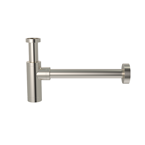 Round bottle trap for 32mm basin waste - Default Title (SKU: MP05F-R32-PVDBN) by Meir