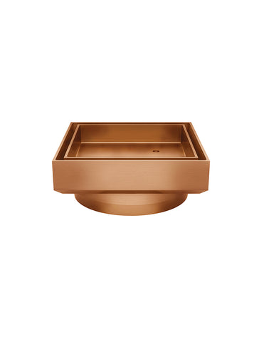 Shower Waste with Tile Insert - Lustre Bronze