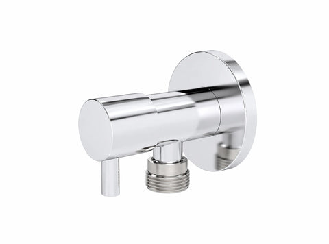 Mini Stop Cistern Tap - Polished Chrome