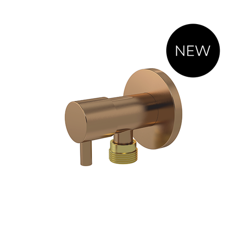 Mini Stop Cistern Tap - Lustre Bronze