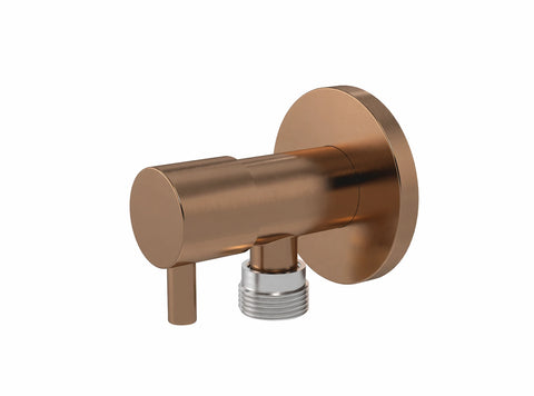 Mini Stop Cistern Tap - Lustre Bronze