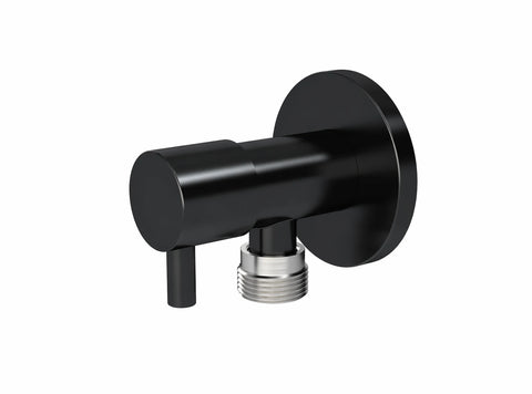 Mini Stop Cistern Tap - Matte Black