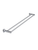 Round Double Towel Rail 900mm - Polished Chrome - MR01-R90-C