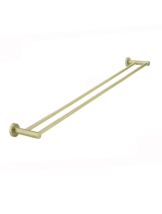 Round Double Towel Rail 900mm - PVD Tiger Bronze