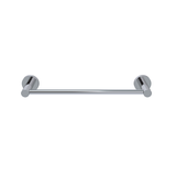 Round Single Towel Rail 300mm - Polished Chrome - MR01-SR30-C