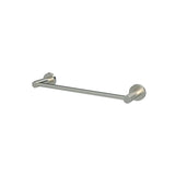 Round Single Towel Rail 300mm - PVD Brushed Nickel - MR01-SR30-PVDBN