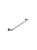 Round Single Towel Rail 600mm - Shadow Gunmetal - MR01-SR60-PVDGM