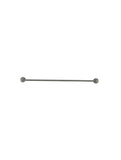 Round Single Towel Rail 600mm - Shadow Gunmetal - MR01-SR60-PVDGM