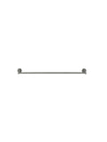 Round Single Towel Rail 600mm - Shadow Gunmetal - MR01-SR60-PVDGM