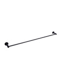 Round Single Towel Rail - Matte Black - MR01-SR90