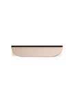 Öppen Edge-Pull 75mm Cabinet Handle (Brushed) - PVD Champagne - MRCH-1E07N-CH