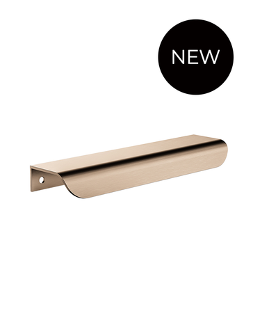 Öppen Edge-Pull 150mm Cabinet Handle (Brushed) - PVD Champagne