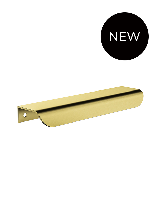 Öppen Edge-Pull 150mm Cabinet Handle (Brushed) - Default Title (SKU: MRCH-1E15N-PVDBB) by Meir