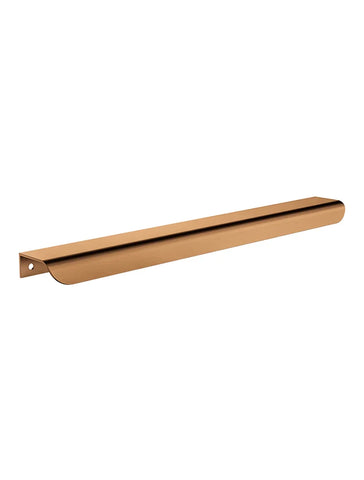 Öppen Edge-Pull 300mm Cabinet Handle (Brushed) - Lustre Bronze