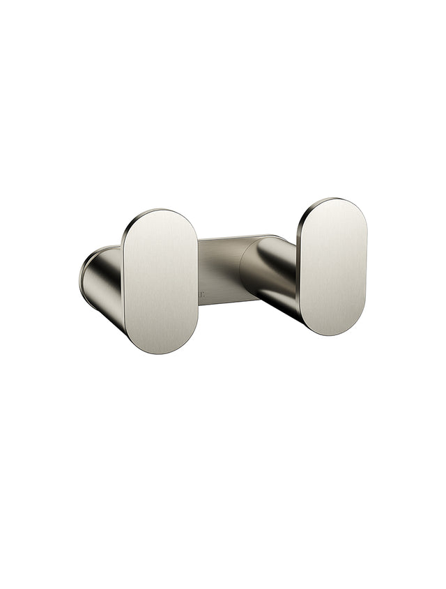 Curvaé Double Robe Hook - Default Title (SKU: MRRH-2D00N-PVDBN) by Meir