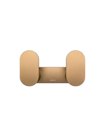Curvaé Double Robe Hook - Lustre Bronze