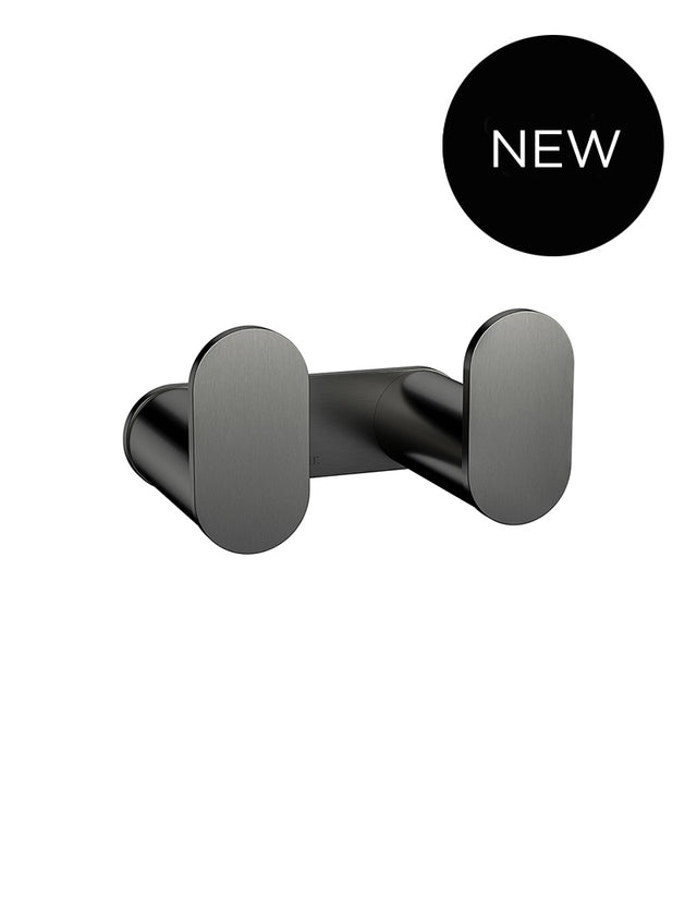 Curvaé Double Robe Hook - Default Title (SKU: MRRH-2D00N-PVDGM) by Meir
