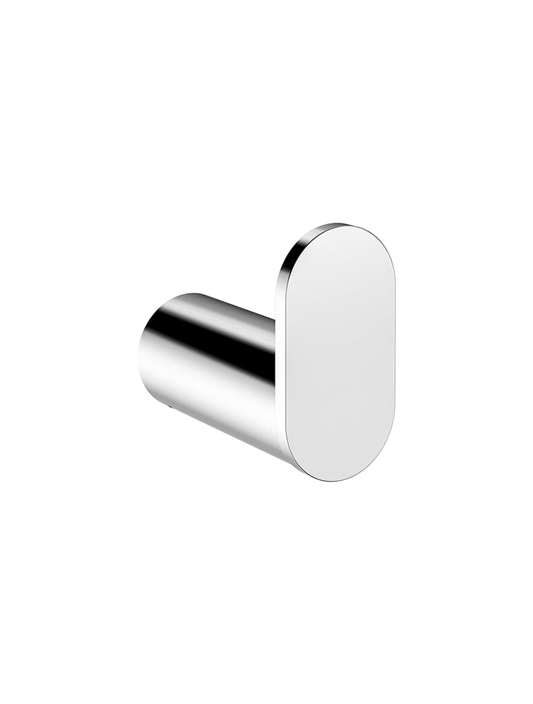 Curvae Single Robe Hook Polished Chrome MRRH 2S00N C Meir