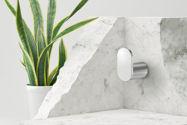 Curvaé Single Robe Hook - Default Title (SKU: MRRH-2S00N-C) by Meir