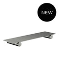 Curvaé Shower Shelf 400mm - PVD Shadow Gunmetal - MRSS-2040N-PVDGM
