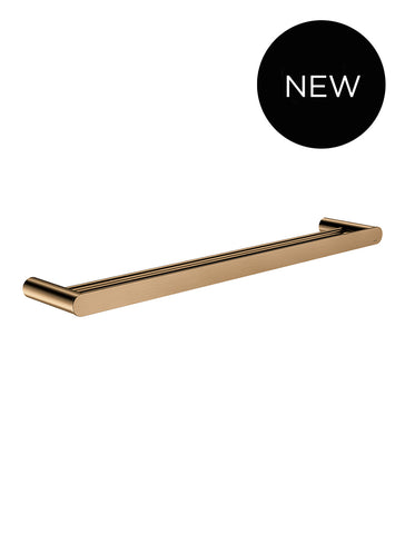 Curvaé Double Towel Rail 600mm - Lustre Bronze