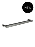 Curvaé Double Towel Rail 600mm - Shadow Gunmetal - MRTR-3D60N-PVDGM