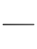 Curvaé Double Towel Rail 600mm - Matte Black - MRTR-3D60N