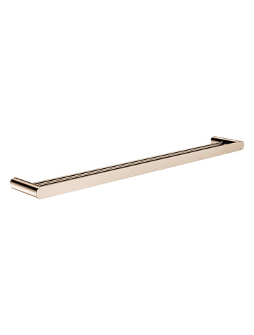 Curvaé Double Towel Rail 800mm - Champagne