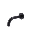 Universal Round Curved Spout 130mm - Matte Black - MS05-130