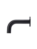 Universal Round Curved Spout 130mm - Matte Black - MS05-130