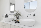 Universal Round Curved Spout - Polished Chrome - MS05-C