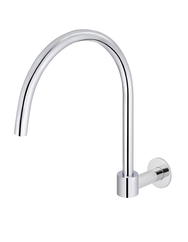 Round High-Rise Swivel Wall Spout - Default Title (SKU: MS07-C) by Meir
