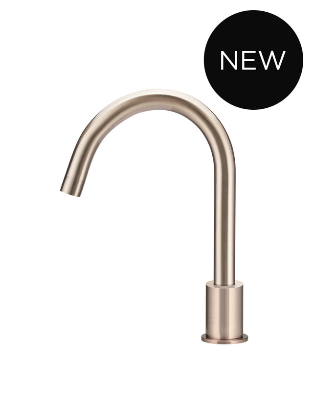 Round Hob Mounted Swivel Spout - Champagne (SKU: MS11-CH) by Meir
