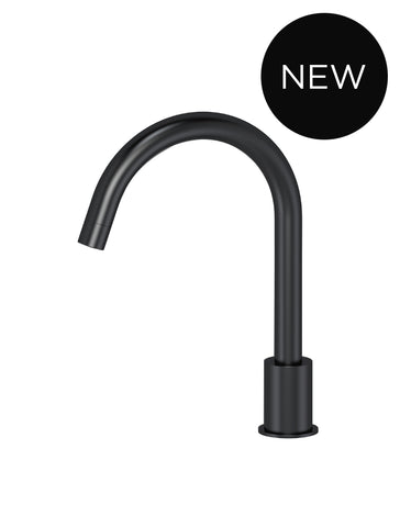 Round Hob Mounted Swivel Spout - Matte Black