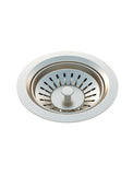 Lavello Sink Strainer and Waste Plug Basket with Stopper - PVD Brushed Nickel - MST04-PVDBN