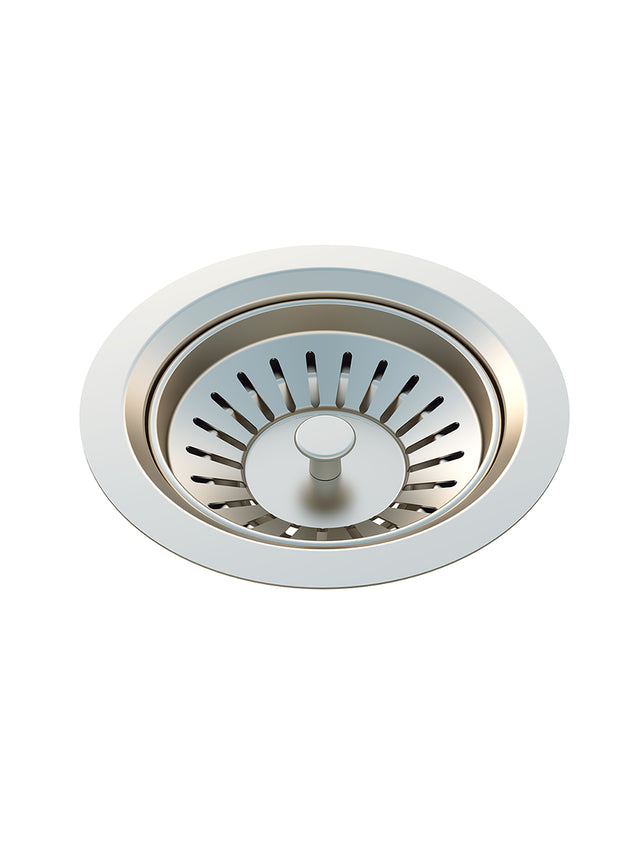 Lavello Sink Strainer and Waste Plug Basket with Stopper - Default Title (SKU: MST04-PVDBN) by Meir