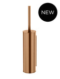 Round Toilet Brush & Holder - Lustre Bronze - MTO02N-R-PVDBZ