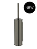 Round Toilet Brush & Holder - Shadow Gunmetal - MTO02N-R-PVDGM