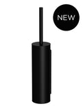 Round Toilet Brush & Holder - Matte Black - MTO02N-R