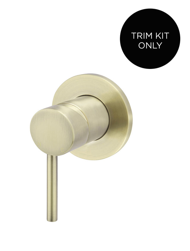 Round Wall Mixer Trim Kit (In-wall Body Not Included) - PVD Tiger Bronze