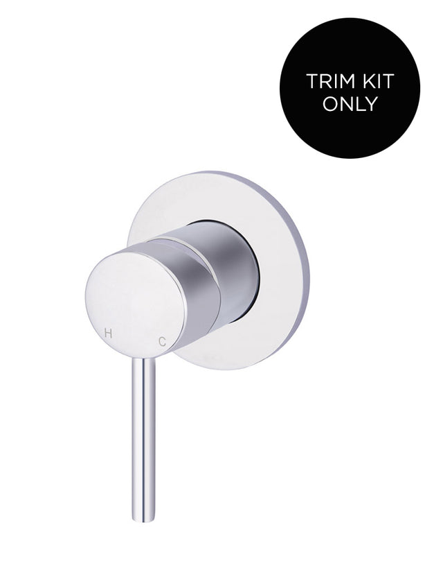 Round Wall Mixer Trim Kit (In-wall Body Not Included) - Polished Chrome (SKU: MW03-FIN-C) by Meir