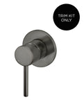 Round Wall Mixer Trim Kit (In-wall Body Not Included) - Shadow Gunmetal - MW03-FIN-PVDGM