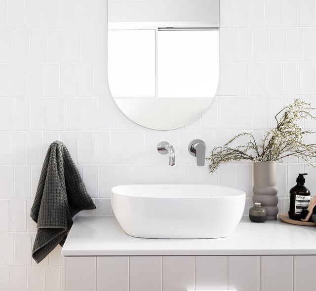 Round Paddle Wall Mixer - Polished Chrome (SKU: MW03PD-C) by Meir