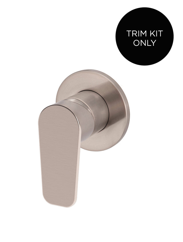 Round Wall Mixer Paddle Handle Trim Kit (In-wall Body Not Included) - Champagne (SKU: MW03PD-FIN-CH) by Meir